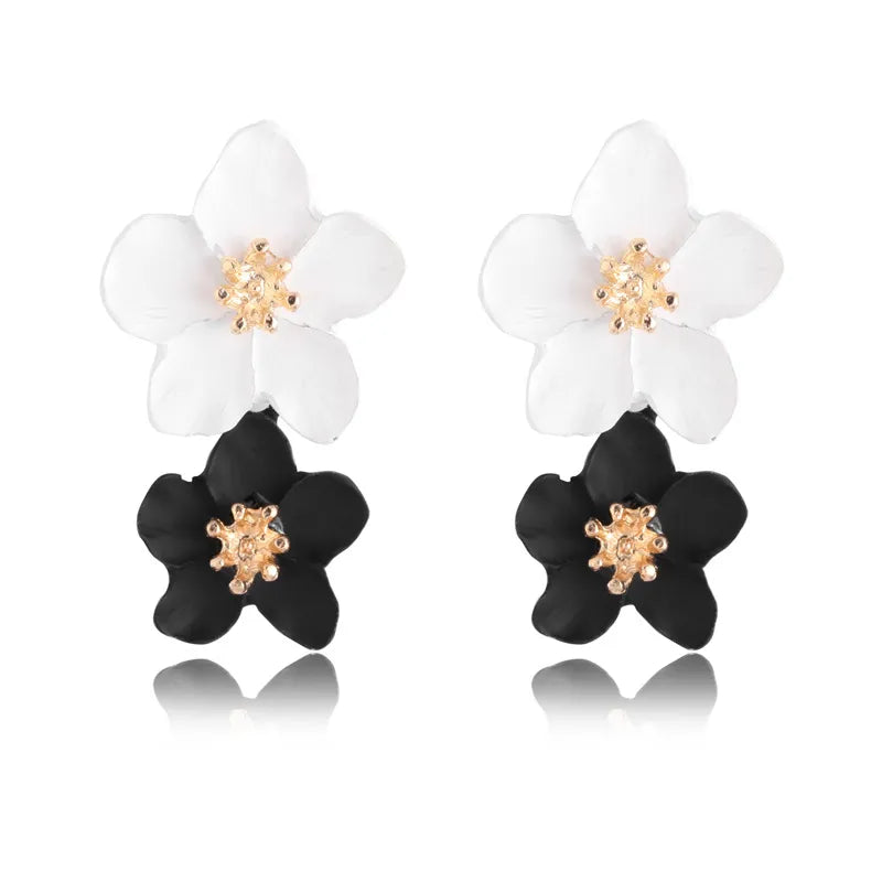 Trend Flower Earrings Studs