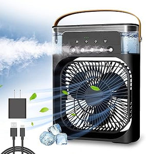 Air Humidifier Cooling USB Fan Water Mist small refrigeration air conditioner mini fan water-cooled silent air cooler 3 In 1