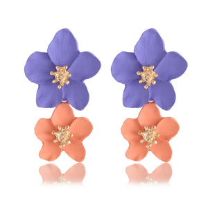 Trend Flower Earrings Studs