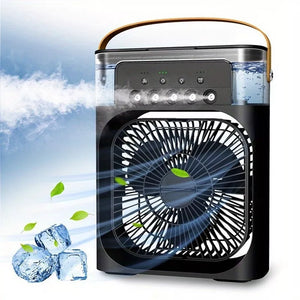 Air Humidifier Cooling USB Fan Water Mist small refrigeration air conditioner mini fan water-cooled silent air cooler 3 In 1