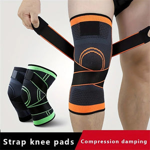 Sports Knee Pad Men Pressurized Elastic Knee Pad Support Fitness