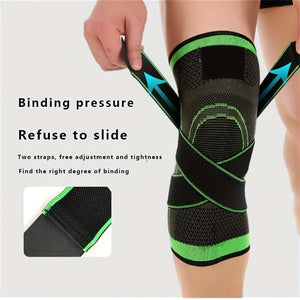 Sports Knee Pad Men Pressurized Elastic Knee Pad Support Fitness