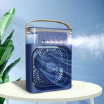 Air Humidifier Cooling USB Fan Water Mist small refrigeration air conditioner mini fan water-cooled silent air cooler 3 In 1